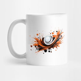 graphic background, Abstract Watercolor Splashes: Creative Illustration Mug